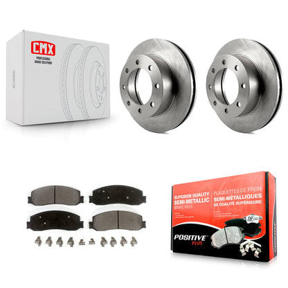[Avant] Kit de Disque et plaquette (semi-métallique) de frein pour Ford F-250 Super Duty F-350 avec Single Rear Wheels 4WD K8F-100137