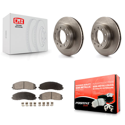 [Avant] Kit de Disque et plaquette (semi-métallique) de frein pour Ford F-350 Super Duty F-250 K8F-100140