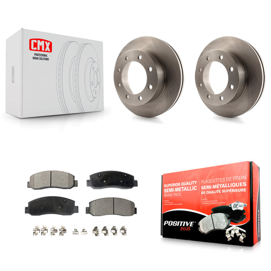 [Avant] Kit de Disque et plaquette (semi-métallique) de frein pour Ford F-350 Super Duty F-450 K8F-100144