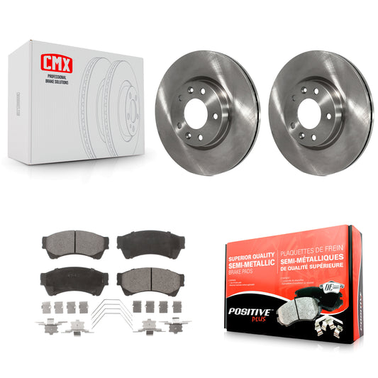 [Avant] Kit de Disque et plaquette (semi-métallique) de frein pour Ford Fusion Mazda 6 Lincoln MKZ Mercury Milan Zephyr K8F-100148