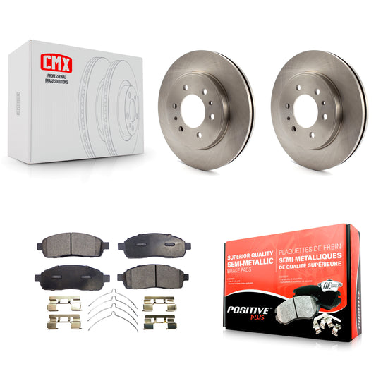 [Avant] Kit de Disque et plaquette (semi-métallique) de frein pour 2009 Ford F-150 avec 6 Lug Wheels K8F-100160