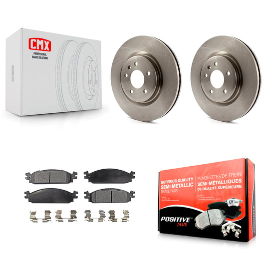 [Avant] Kit de Disque et plaquette (semi-métallique) de frein pour 2009-2010 Lincoln MKS K8F-100162