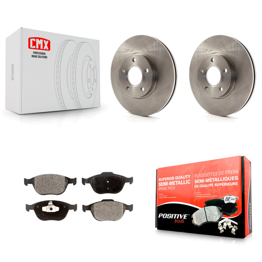 [Avant] Kit de Disque et plaquette (semi-métallique) de frein pour 2010-2013 Ford Connect K8F-100165