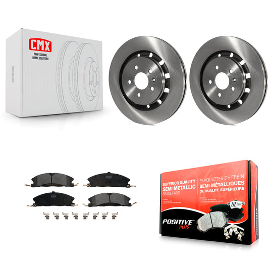 [Avant] Kit de Disque et plaquette (semi-métallique) de frein pour Ford Explorer Taurus Flex Police Interceptor Utility Lincoln Sedan MKS MKT Special Service K8F-100170