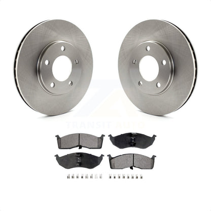 [Avant] Kit de Disque et plaquette (semi-métallique) de frein pour 1996 Dodge Grand Caravan Plymouth Chrysler Town & Country Voyager avec 15" Factory Wheels or 16" K8F-100182 par Transit Auto