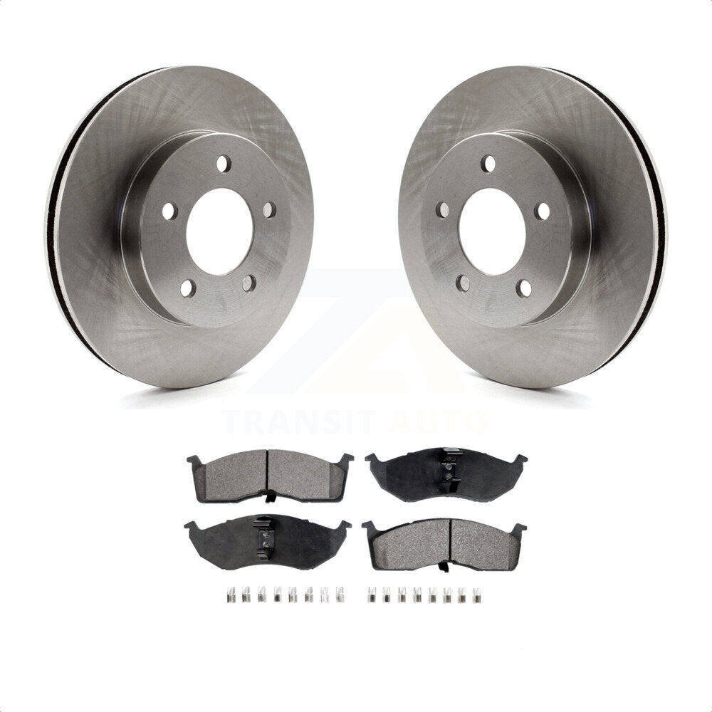[Avant] Kit de Disque et plaquette (semi-métallique) de frein pour Chrysler Dodge Intrepid Concorde LHS Eagle Vision New Yorker K8F-100183 par Transit Auto