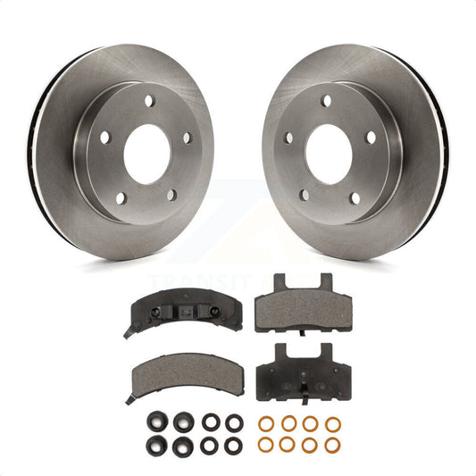 [Avant] Kit de Disque et plaquette (semi-métallique) de frein pour 1994-1999 Dodge Ram 1500 4WD K8F-100184 par Transit Auto