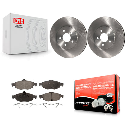 [Avant] Kit de Disque et plaquette (semi-métallique) de frein pour Chrysler Sebring Dodge Stratus K8F-100187