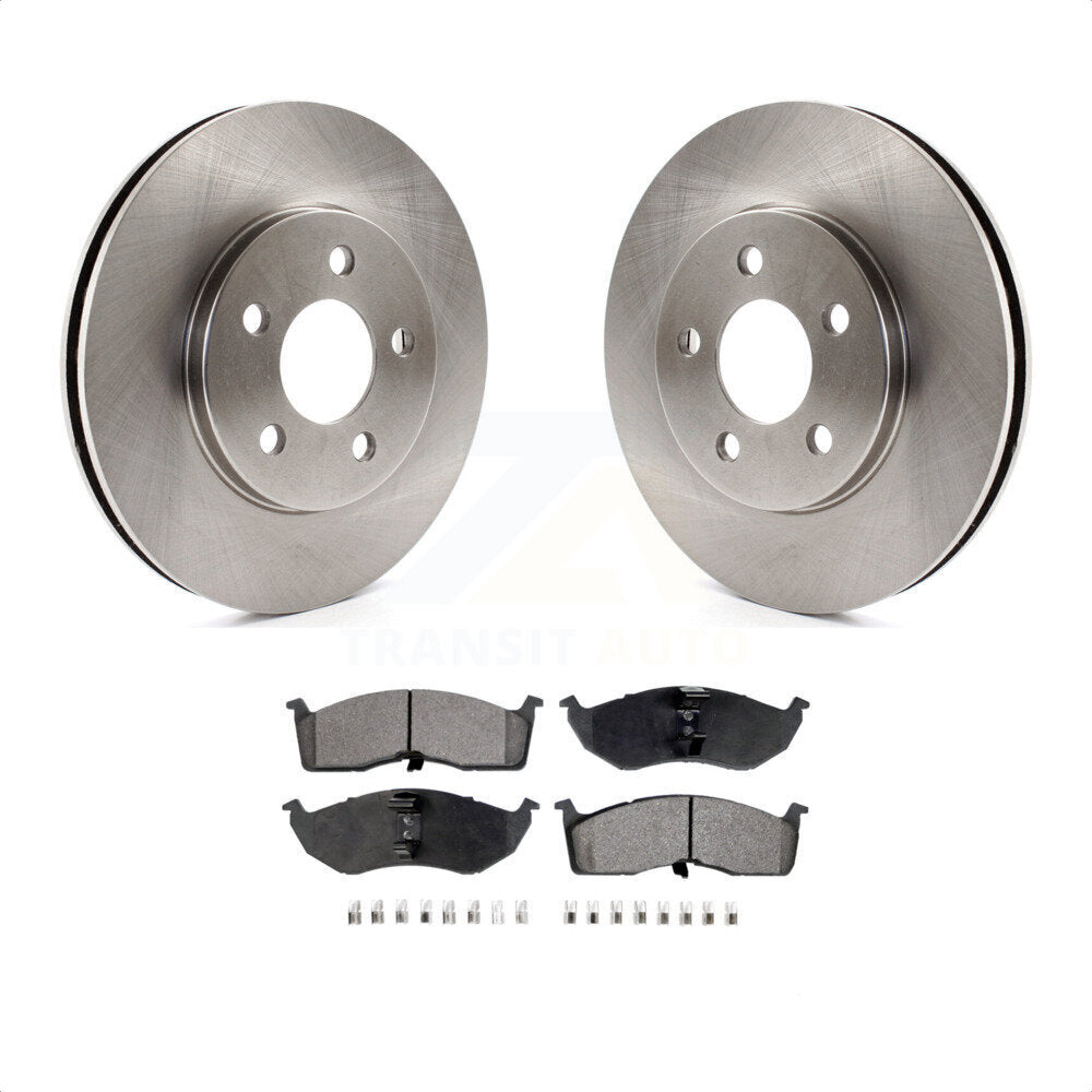[Avant] Kit de Disque et plaquette (semi-métallique) de frein pour Dodge Grand Caravan Chrysler Town & Country Plymouth Voyager K8F-100188