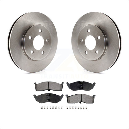 [Avant] Kit de Disque et plaquette (semi-métallique) de frein pour Dodge Grand Caravan Chrysler Town & Country Plymouth Voyager K8F-100188