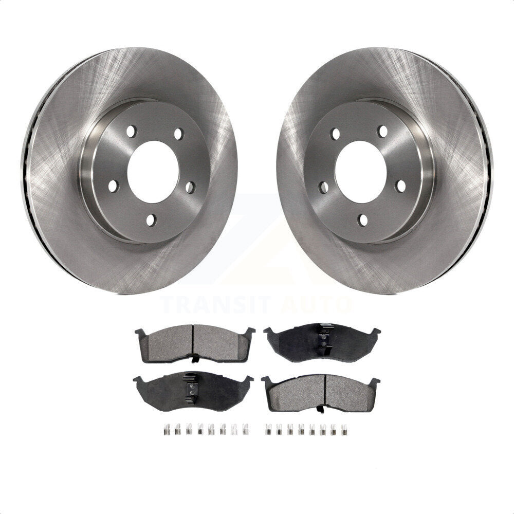 [Avant] Kit de Disque et plaquette (semi-métallique) de frein pour Chrysler Dodge Intrepid 300M Concorde LHS K8F-100192 par Transit Auto