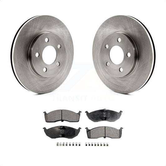 [Avant] Kit de Disque et plaquette (semi-métallique) de frein pour Neon Dodge Plymouth Chrysler SX 2.0 K8F-100195 par Transit Auto