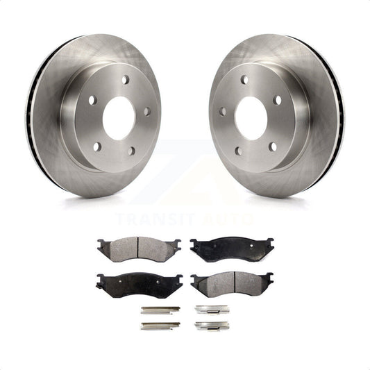 [Avant] Kit de Disque et plaquette (semi-métallique) de frein pour 2000-2001 Dodge Ram 1500 4WD K8F-100196 par Transit Auto