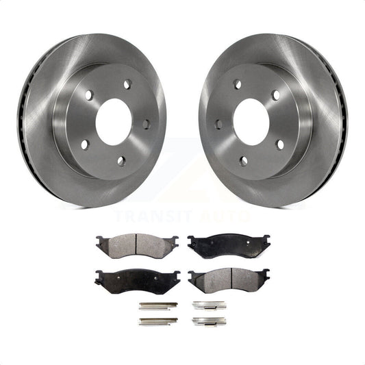 [Avant] Kit de Disque et plaquette (semi-métallique) de frein pour 2000-2001 Dodge Ram 1500 RWD K8F-100197 par Transit Auto