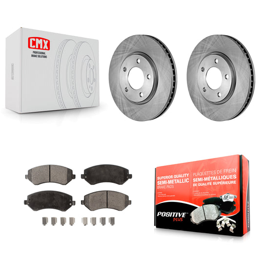 [Avant] Kit de Disque et plaquette (semi-métallique) de frein pour Dodge Grand Caravan Chrysler Voyager K8F-100206