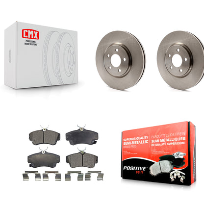[Avant] Kit de Disque et plaquette (semi-métallique) de frein pour Chrysler PT Cruiser Dodge Neon K8F-100211