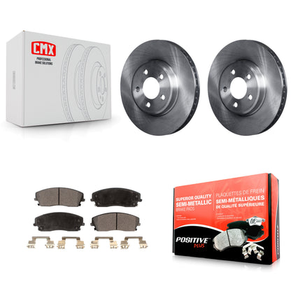 [Avant] Kit de Disque et plaquette (semi-métallique) de frein pour Dodge Charger Chrysler 300 Challenger Magnum K8F-100215