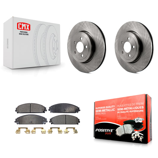 [Avant] Kit de Disque et plaquette (semi-métallique) de frein pour Dodge Charger Chrysler 300 Challenger Magnum K8F-100217