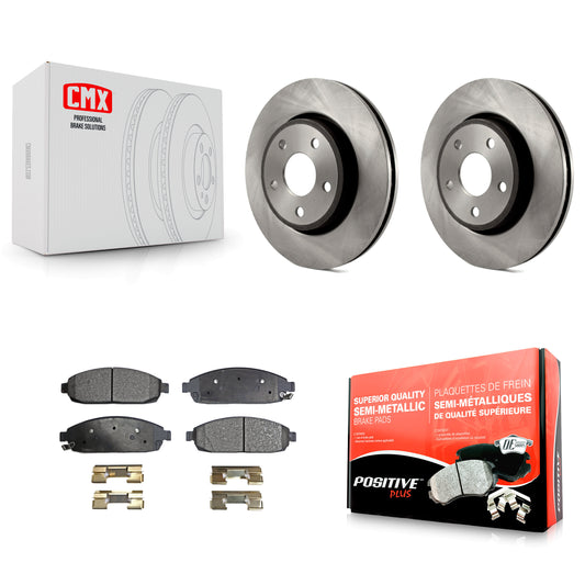 [Avant] Kit de Disque et plaquette (semi-métallique) de frein pour Jeep Grand Cherokee Commander K8F-100219