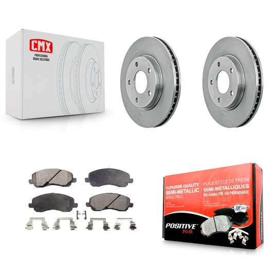 [Avant] Kit de Disque et plaquette (semi-métallique) de frein pour Dodge Caliber Mitsubishi Lancer K8F-100223