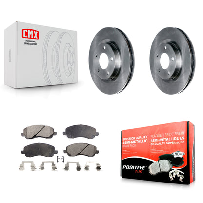 [Avant] Kit de Disque et plaquette (semi-métallique) de frein pour Jeep Dodge Patriot Mitsubishi Chrysler Compass Avenger 200 Caliber Outlander Sport Sebring Lancer RVR K8F-100224