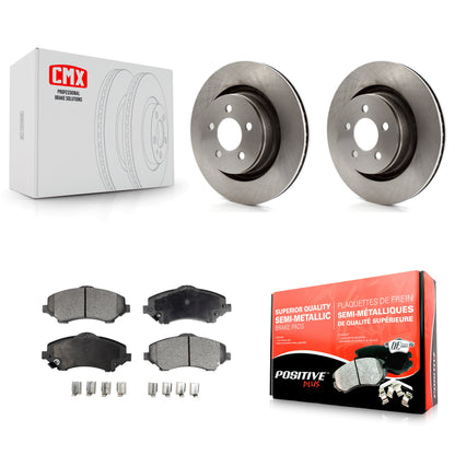 [Avant] Kit de Disque et plaquette (semi-métallique) de frein pour Jeep Liberty Dodge Nitro avec 332mm Diameter Rotor K8F-100230