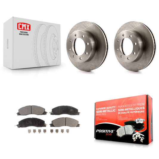 [Avant] Kit de Disque et plaquette (semi-métallique) de frein pour Ram 2500 3500 1500 Dodge K8F-100231
