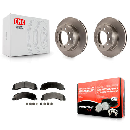 [Avant] Kit de Disque et plaquette (semi-métallique) de frein pour Ram 5500 Dodge Sterling Truck 4500 Bullet 45 55 K8F-100234