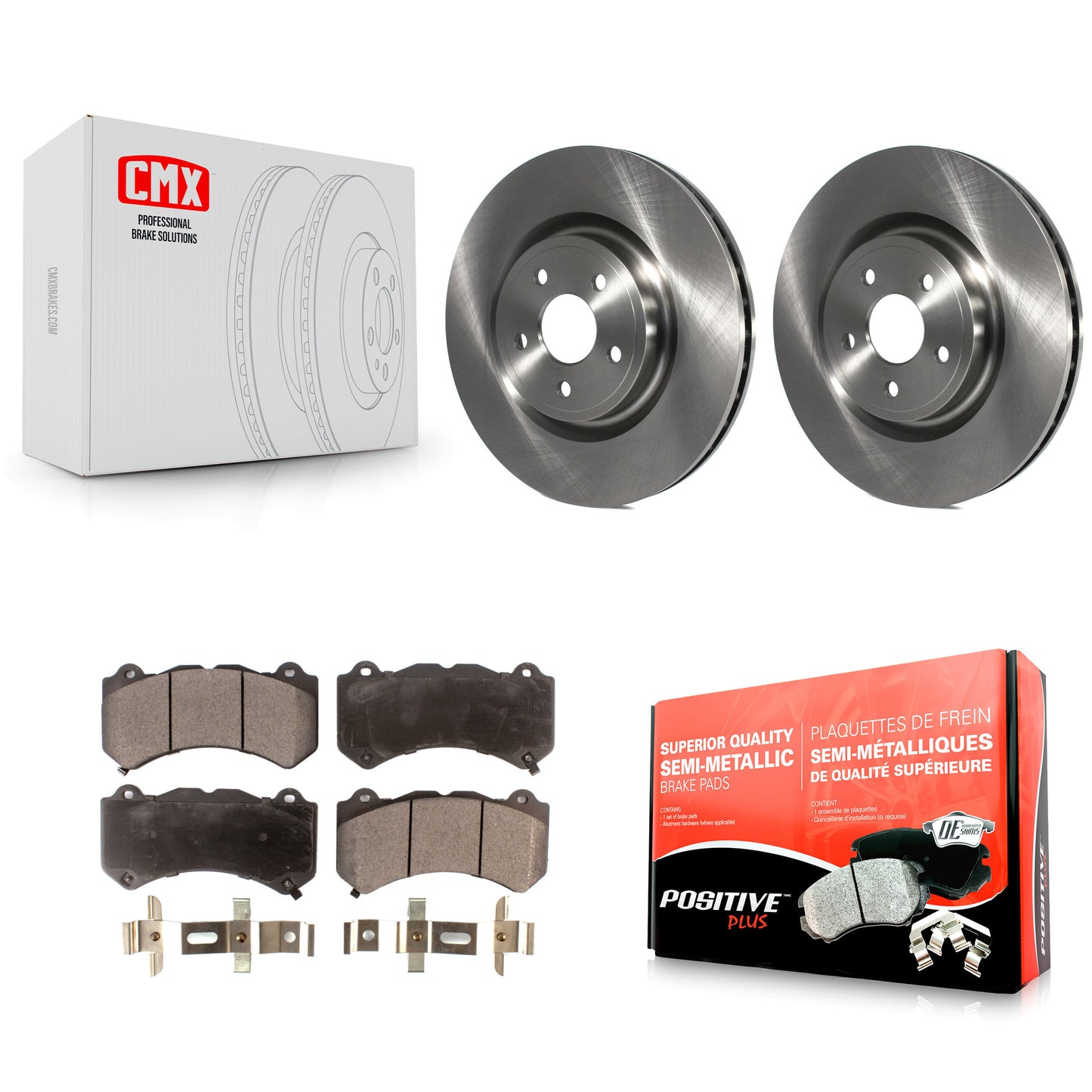 [Avant] Kit de Disque et plaquette (semi-métallique) de frein pour Jeep Grand Cherokee Dodge Durango K8F-100238