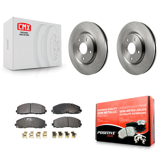 [Avant] Kit de Disque et plaquette (semi-métallique) de frein pour Dodge Grand Caravan Chrysler Journey Town & Country Pacifica Ram C/V Volkswagen Routan Voyager K8F-100239