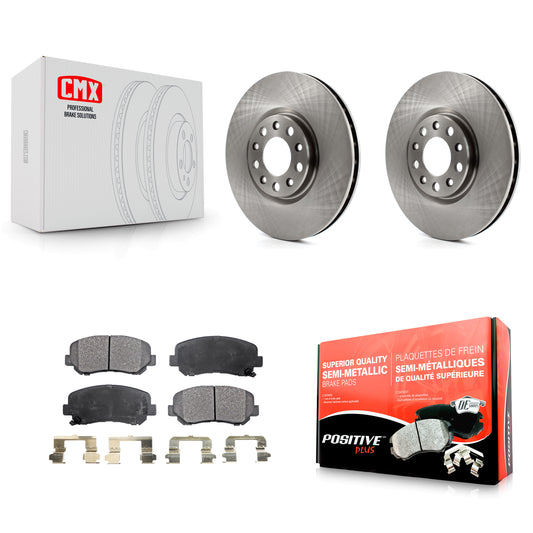 [Avant] Kit de Disque et plaquette (semi-métallique) de frein pour Dodge Dart Chrysler 200 K8F-100240