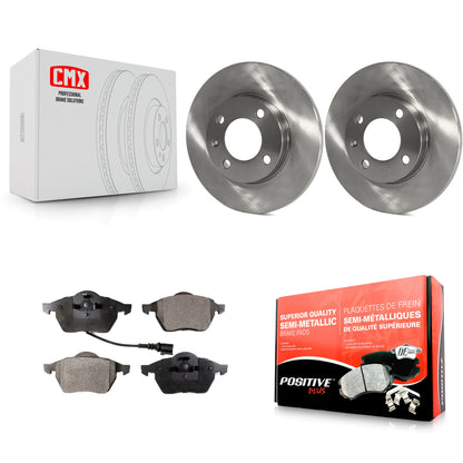 [Avant] Kit de Disque et plaquette (semi-métallique) de frein pour 1996-1998 Volkswagen Jetta 2.8L avec 239mm Diameter Rotor K8F-100247