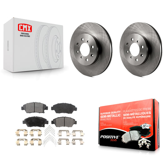 [Avant] Kit de Disque et plaquette (semi-métallique) de frein pour Honda Civic Fit del Sol K8F-100256