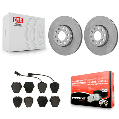 [Avant] Kit de Disque et plaquette (semi-métallique) de frein pour Volkswagen Passat Audi A4 Quattro K8F-100282
