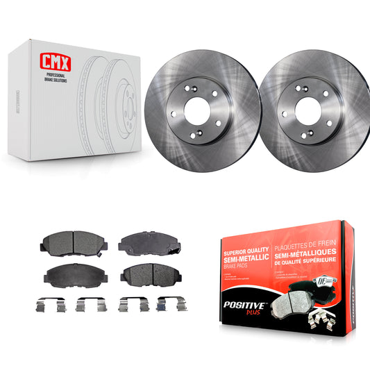 [Avant] Kit de Disque et plaquette (semi-métallique) de frein pour 2011 Honda Civic GX K8F-100300