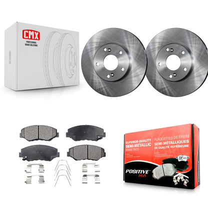 [Avant] Kit de Disque et plaquette (semi-métallique) de frein pour Honda Accord Civic Element Fit Acura ILX CR-Z K8F-100303