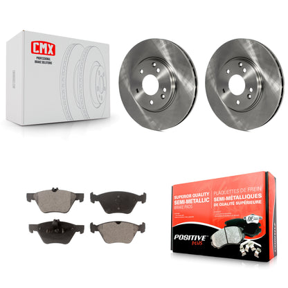 [Avant] Kit de Disque et plaquette (semi-métallique) de frein pour Mercedes-Benz E320 Chrysler Crossfire CLK320 CLK430 E430 SLK320 E300 K8F-100307