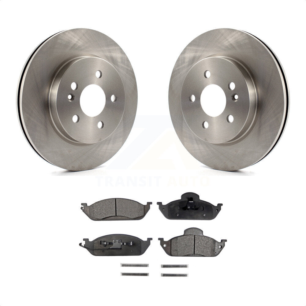 [Avant] Kit de Disque et plaquette (semi-métallique) de frein pour Mercedes-Benz ML320 ML350 ML430 K8F-100312 par Transit Auto