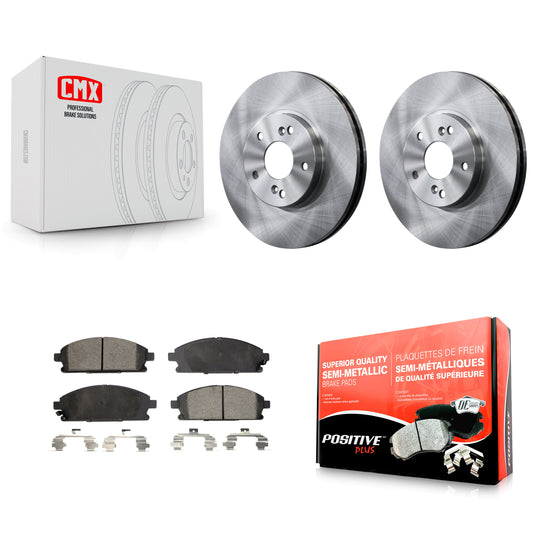 [Avant] Kit de Disque et plaquette (semi-métallique) de frein pour 2003-2006 Acura MDX K8F-100317