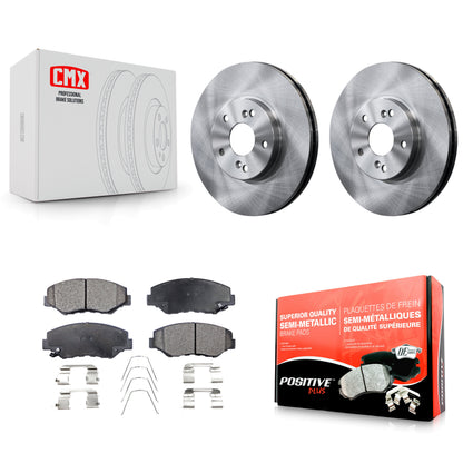 [Avant] Kit de Disque et plaquette (semi-métallique) de frein pour Honda Pilot Accord K8F-100318