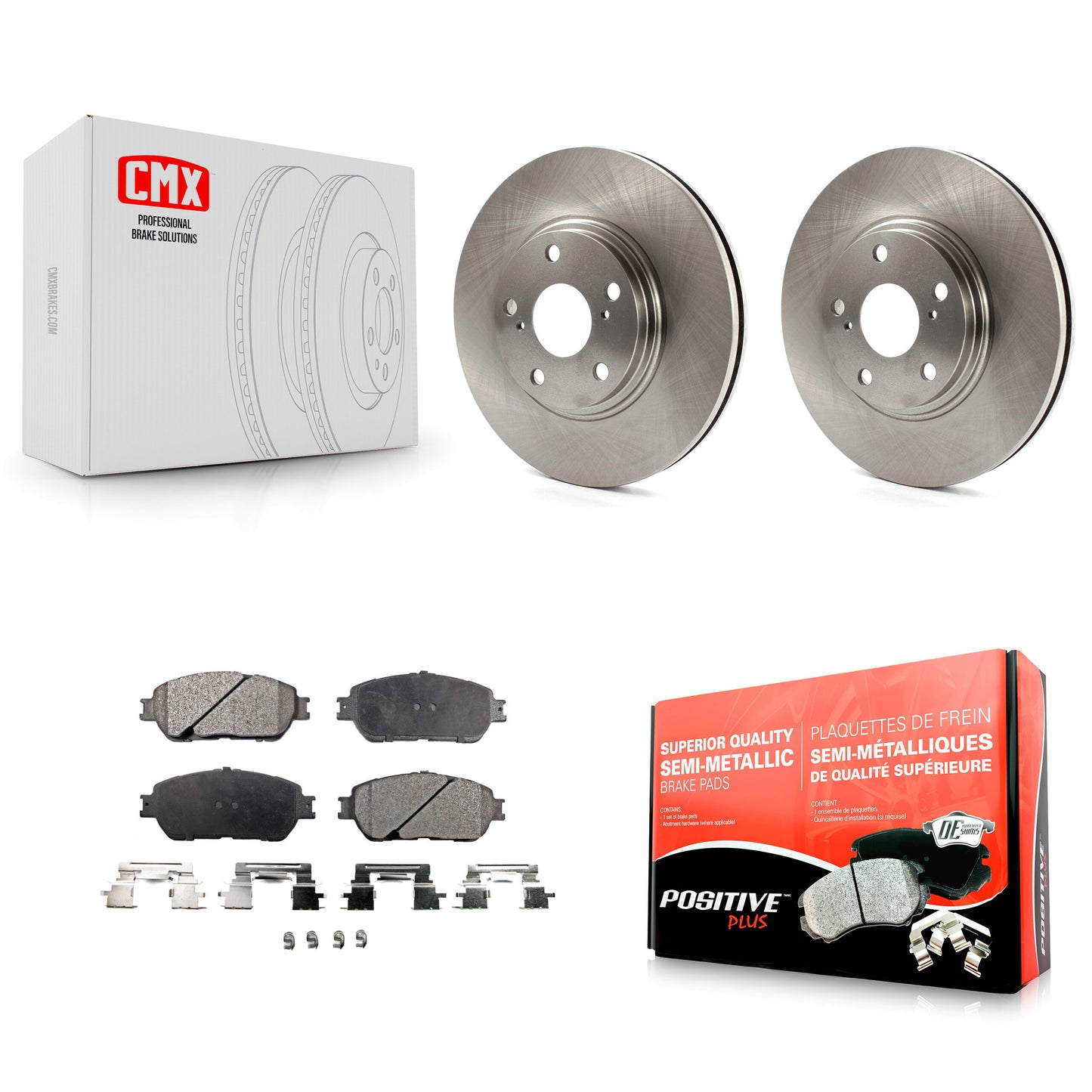 [Avant] Kit de Disque et plaquette (semi-métallique) de frein pour 2004-2006 Lexus ES330 K8F-100325