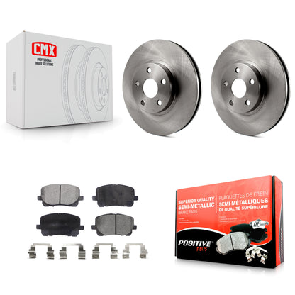 [Avant] Kit de Disque et plaquette (semi-métallique) de frein pour 2003-2008 Toyota Corolla Matrix Pontiac Vibe K8F-100329