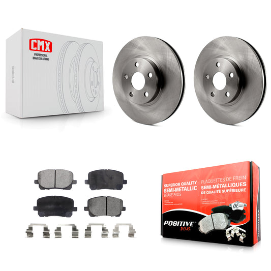 [Avant] Kit de Disque et plaquette (semi-métallique) de frein pour 2003-2008 Toyota Corolla Matrix Pontiac Vibe K8F-100329