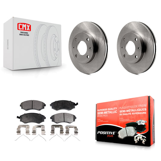 [Avant] Kit de Disque et plaquette (semi-métallique) de frein pour Hyundai Elantra Tiburon Sonata K8F-100336