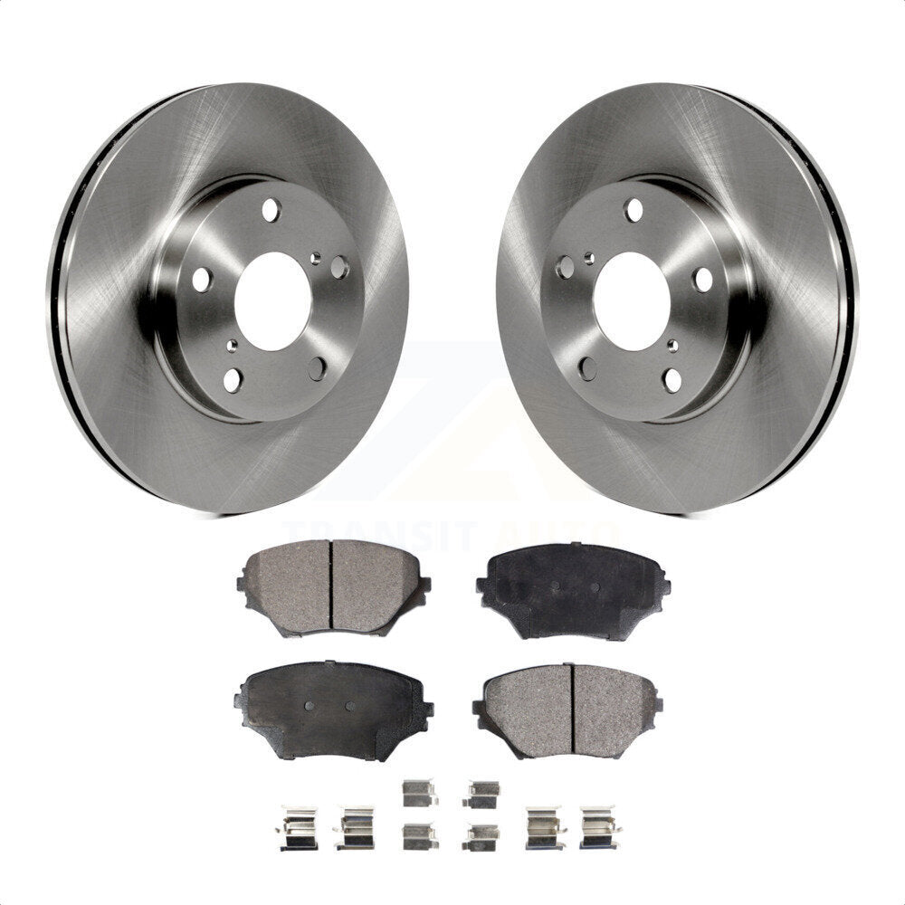 [Avant] Kit de Disque et plaquette (semi-métallique) de frein pour Toyota RAV4 K8F-100348 par Transit Auto