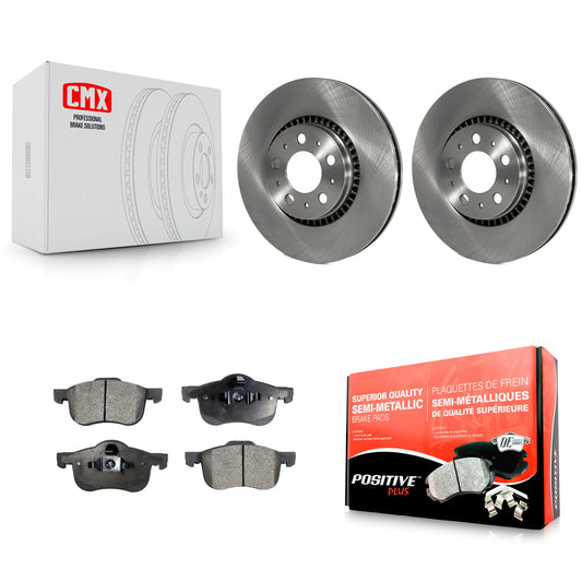 [Avant] Kit de Disque et plaquette (semi-métallique) de frein pour Volvo S60 V70 XC70 S80 K8F-100352