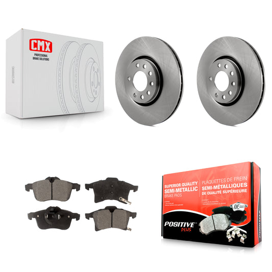 [Avant] Kit de Disque et plaquette (semi-métallique) de frein pour 2008-2009 Saturn Astra K8F-100353