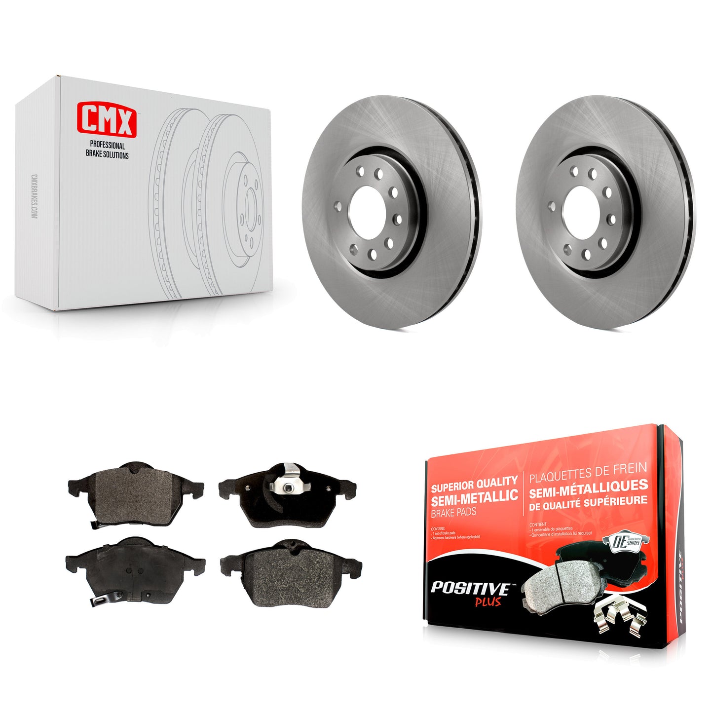 [Avant] Kit de Disque et plaquette (semi-métallique) de frein pour Saab 9-5 9-3 K8F-100354