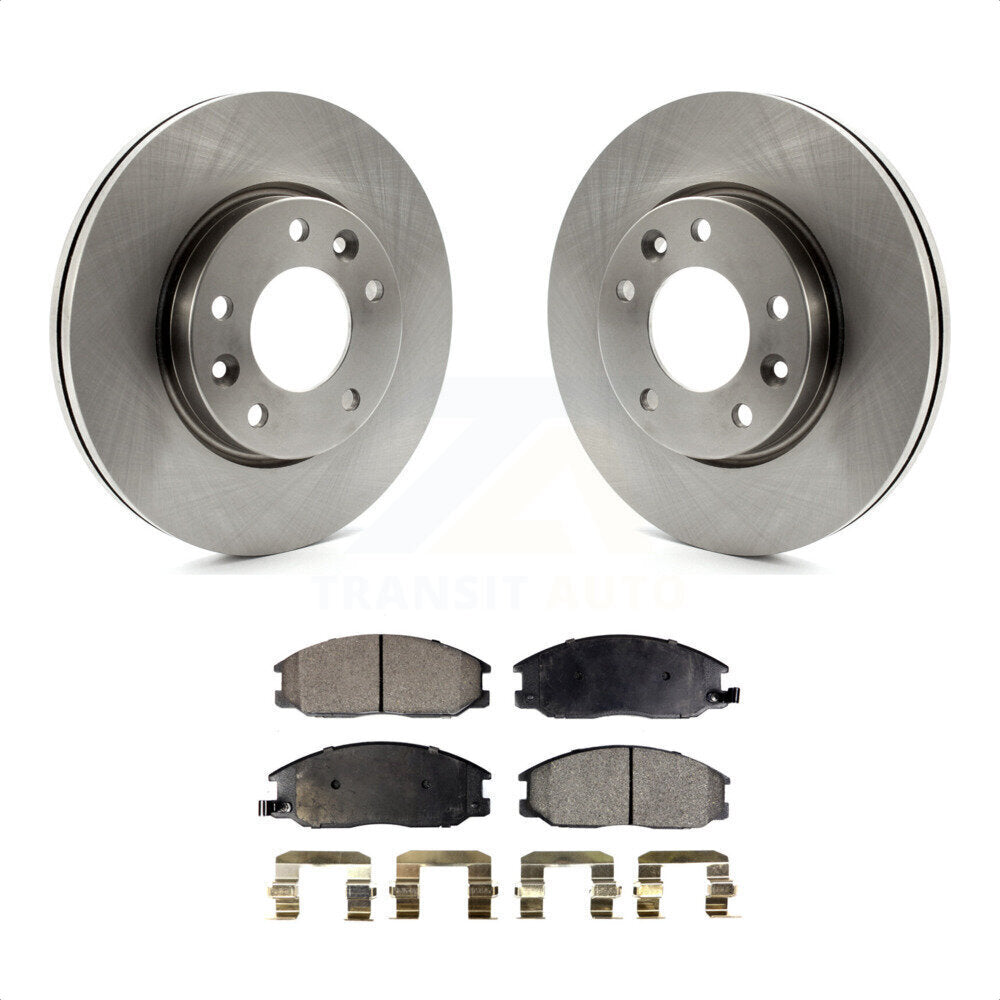 [Avant] Kit de Disque et plaquette (semi-métallique) de frein pour Kia Sedona K8F-100364 par Transit Auto