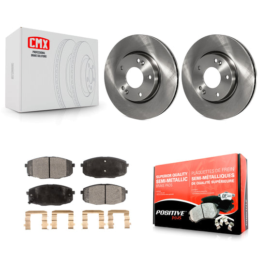 [Avant] Kit de Disque et plaquette (semi-métallique) de frein pour Hyundai Elantra K8F-100366